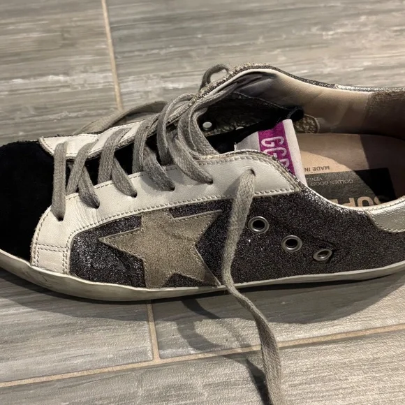 Golden Goose - charcoal suede, glitter - Picture 4 of 5
